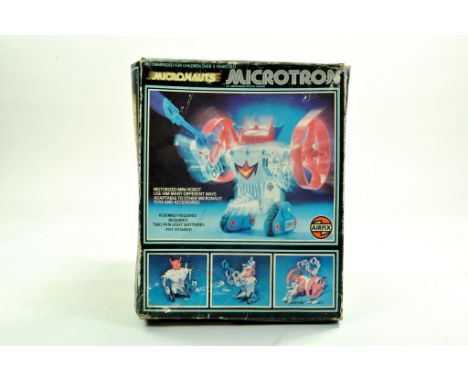 Airfix Micronauts Motorised Mini Robot Series comprising Microtron. Example is complete, excellent. Box has some age wear.  E
