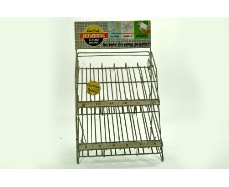 An original Vintage Point of Sale Rack for Humbrol Enamel Paints. Some wear but still displays well.  Enhanced Condition Repo
