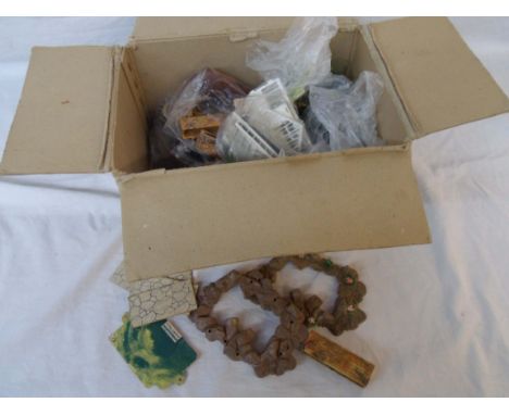 A vintage Britains plastic and card Floral Garden set