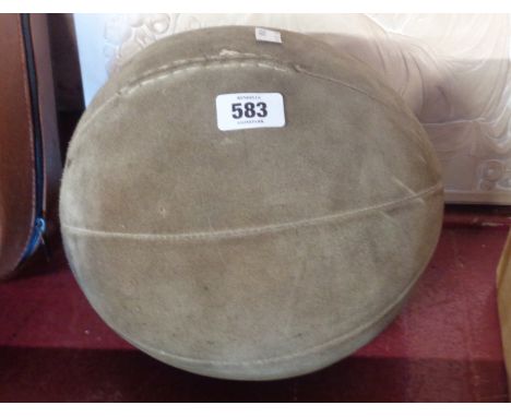 A vintage medicine ball