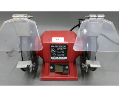 Parkside dual bench grinder. 