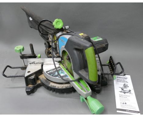 Evolution 3 sliding mitre saw. 