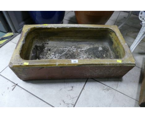 Glazed planter/trough 