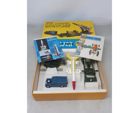 A boxed Corgi Toys Gift Set No.4 Bristol 'Bloodhound' Guided Missile with launching ramp, loading trolley and R.A.F. Land Rov