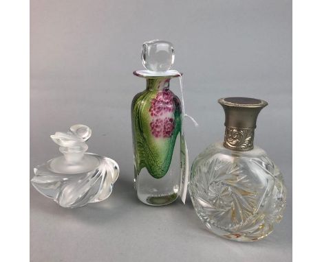 LARGE COLLECTION OF VINTAGE AND CONTEMPORARY PERFUME BOTTLES, including Lalique, Chanel, Christian Dior and Lancome