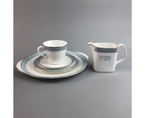 ROYAL DOULTON 'EDUDE' PART TEA SERVICE, along with a Royal Albert 'Friendship Wild Rose' part tea service