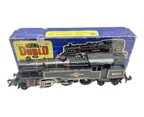 Hornby Dublo - 3-rail Class 4MT Standard tank 2-6-4 locomotive No.80059 in lined BR black; in original boxCondition Report: M