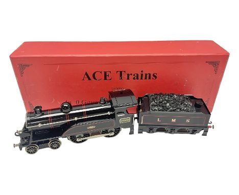 Ace Trains '0' gauge - E3 '2006 Celebration Class' 4-4-0 tender locomotive No.2006 in LMS black; boxed with original packagin