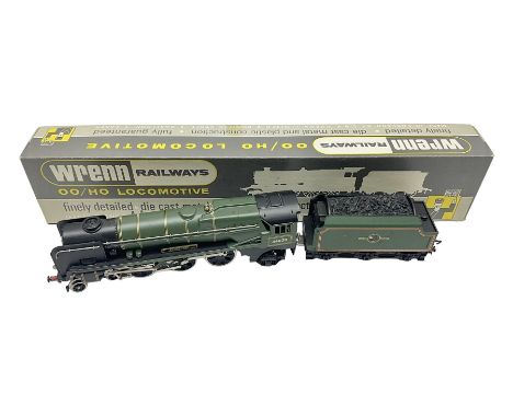 Wrenn '00' gauge - Rebuilt Bulleid Pacific 4-6-2 locomotive 'Eddystone' No.34028 in BR Green with centralised nameplate; boxe