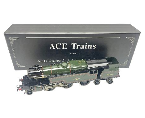 Ace Trains '0' gauge - limited edition E8 Stanier 2-6-4 tank locomotive No.42546 in late BR passenger green with final totem;
