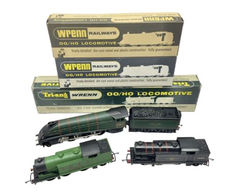 Wrenn '00' gauge - two Class N2 0-6-2 tank locomotives - No..9522 in LNER Light Green in original box with instructions; and 