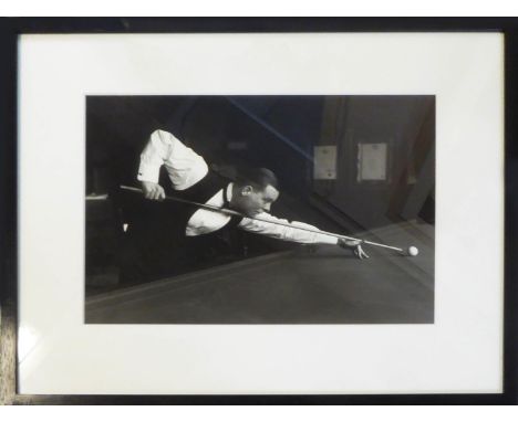 CHARLES HEWITT 'Snooker Champion Joe Davis 1929', silver gelatin archival fibre print, Getty Images Gallery, 45cm x 55cm, fra