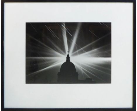 'ST. PAUL'S CATHEDRAL', silver gelatin archival fibre print, 75cm x 64cm overall, framed and glazed. 