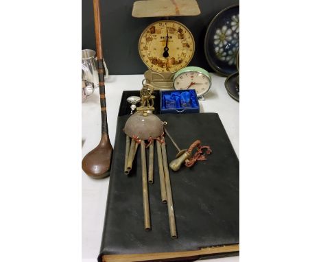 A Jacobs Special wood golf club;&nbsp; &nbsp;Salters Postal Parcel Balance;&nbsp; &nbsp;Derby County Presentation corkscrew a