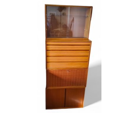 Poul Cadovius&nbsp;(1911-2011) for CADO, Denmark, ‘Royal System’ teak wall hanging modular shelving system,&nbsp; comprising 