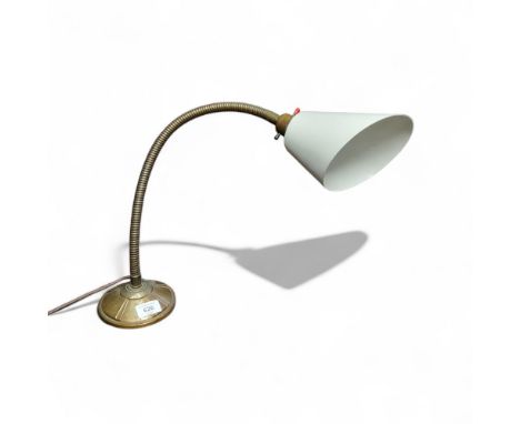 A 20th century library lamp 
