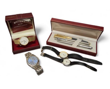 A Seiko SQ50 stainless steel gents watch, 7N42-9040, ser. no. 642295, quartz movement, blue dial, silver &amp; illuminous bat