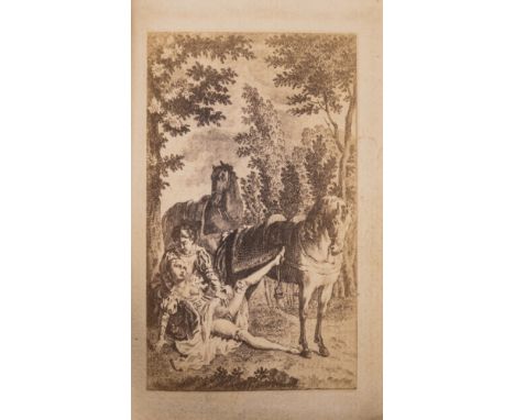 Voltaire (François Marie Arouet de) La Pucelle d'Orleans, Poëme Héroïque-Comique, en Dix-Huit Chants, engraved frontispiece o
