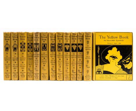 [Beardsley (Aubrey) and others.] The Yellow Book: An Illustrated Quarterly, 13 vol. [all published], plates, illustrations an