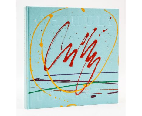 NO RESERVE Chihuly (Dale) Baskets, signed by Chihuly in thick red and yellow paint on upper cover, Seattle, Portland Press, 1