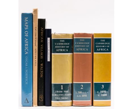 Africa.- Clark (J. Desmond), et al. The Cambridge History of Africa, 3 vol. only (of 8), first editions, illustrations, many 