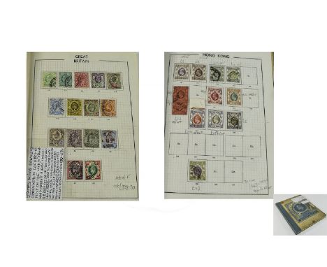 King Edward Vll Stamp Collection. Commonwealth Col'n 1901-10 Mint or fine used in Kind Edward portrait album. Includes 1902 s