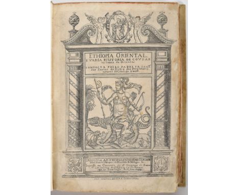 SANTOS, Frei João dos, O.P.- ETHIOPIA ORIENTAL, | E VARIA HISTORIA DE COVSAS | notaueis do Oriente. | COMPOSTA POLLO PADRE FR