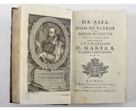 BARROS, João de; COUTO, Diogo do.- Da Asia de João de Barros e Diogo de Couto.- Nova edição.- Lisboa: Na Regia Officina Typog