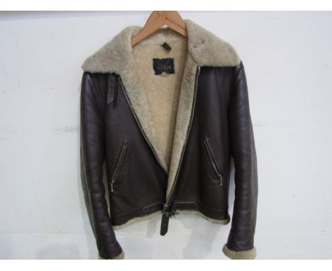 A "Stagg" zip front flying jacket made in Melbourne, Australia 