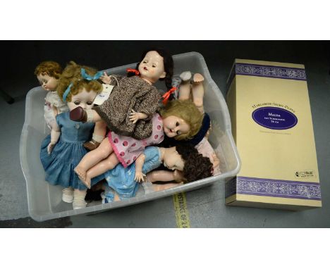 A late 20th Century Steiff Margarete-Spice-Puppe 'Magda' doll, c.1966, in box; together with a selection of other 20th Centur