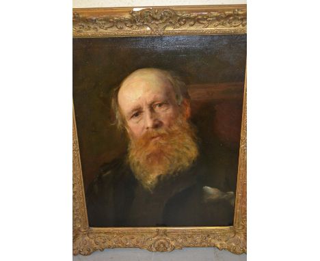 Attributed to Nathaniel Hughes, John Baird, oil on canvas, head and shoulder portrait of General R.R. Mainwaring, exhibited a