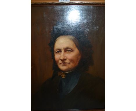 Alan II Ramsay, oil on canvas, portrait of a Victorian lady, signed and dated 1894, 20ins x 16ins