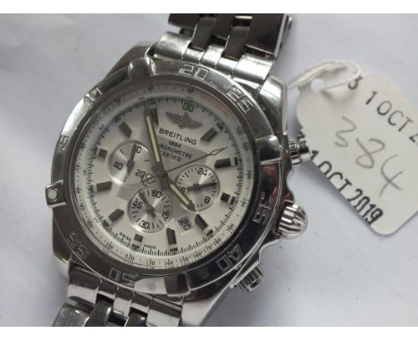 Gents chronometer with dial marked Breitling     