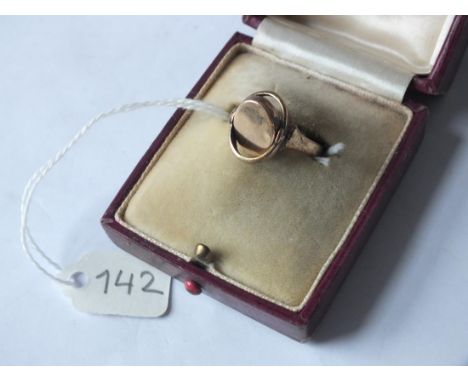 9ct. swivelling Masonic ring, 3.5g. size N     