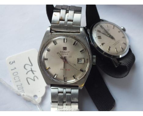 Gents Tissot wrist watch, also another      