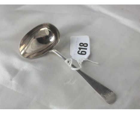 Small O.E. pattern sauce ladle, Shef 1918 by MH Co 30g.   