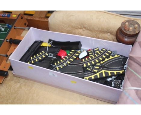 A box of Scalextric 