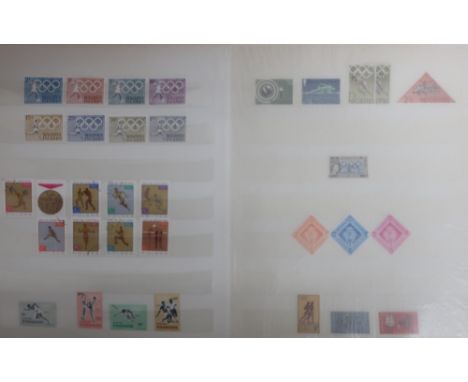 Good collection of Olympic Games related stamps from 1896, first modern Olympics in Greece, London 1948, Winter 1936 etc, mos