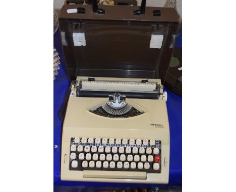 A vintage Imperial 2002 portable typewriter