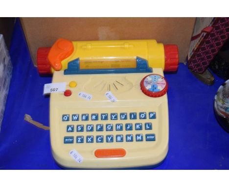 A child's Tectron typewriter
