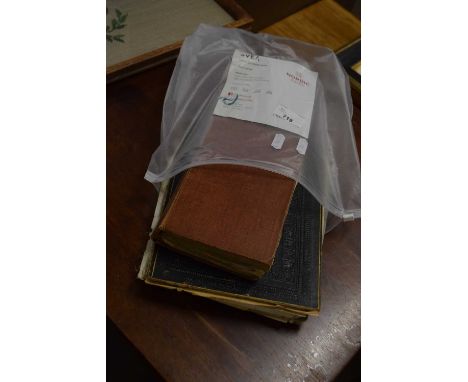 A botanical scrap book and another of assorted interest