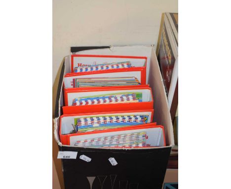 Box of folders of Football Magic