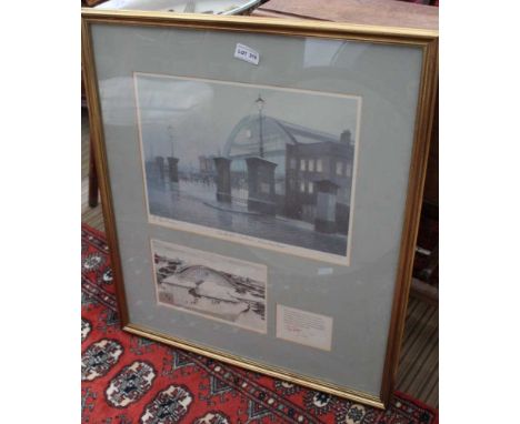 A SIGNED LIMITED EDITION PRINT OF CENTRAL STATION MANCHESTER 