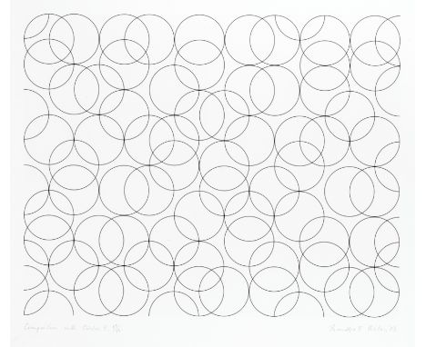 Bridget Riley (born 1931)Composition with Circles 5, 2005 signed, titled, dated and numbered 29/75 in pencilgiclée print in c