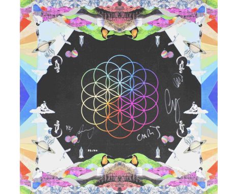 COLDPLAY/PILAR ZETAAn autographed 'A Head Full of Dreams' print, 2015inkjet giclee print on paper, signed and numbered no.35/