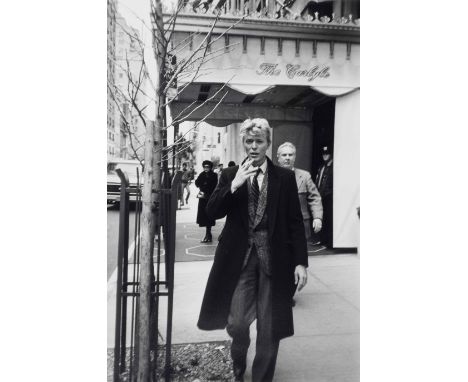 ART ZELIN (AMERICAN, 1941-2016)David Bowie at the Carlyle Hotel, New York, 1982, printed laterarchival pigment print, no.9 fr