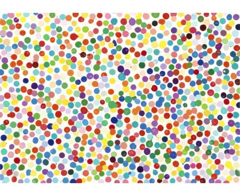 Damien Hirst (British, born 1965)Love all the feelings, 2016 with artist's stamp, hallmark, hologram and microdot, signed, ti