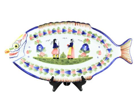 Circa 1960, hand painted, mark on underside. Size: 11 3/4 x 24 in. Please note that all sales are final and no refunds will b