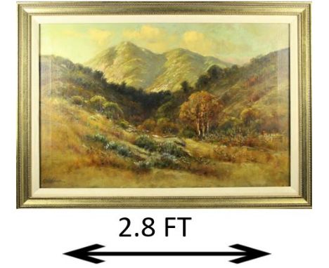 Mt. Tamalpais, Marin County, CA Overall size: 24 x 34 in. Sight size: 19 x 29 in. Please note that all sales are final and no