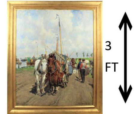 Frans Van Leemputten was a Belgian Realist painter who specialized in landscape paintings of the Campine and Brabantine regio